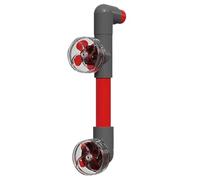 Generico Fish Tank Circulator - Auto Rotating Four Blade Aquarium Filter Outlet Fan Kit, Fish Tank Outlet Fan Accessories, Rotating Water Flow Screen Attachment for Aquatic Enthusiasts
