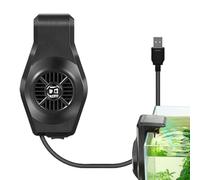 Genérico Fish Tank Cooler, USB Aquarium Chiller Fan, Adjustable Mountable Fish Tank Accessories, Quiet Speed Controller for Freshwater, Saltwater, Shrimp, and Plant Tanks