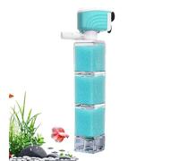 Genérico Fish Tank Filters, Aquarium Circulation Pump, Water Cleaning Sponge, High Flow Power, Compact Design, Quiet Filtration, Perfect for Freshwater, Saltwater, Breeding, Pet Store, (ABS)