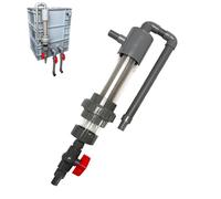 Genérico Fish Toilet Extended Turnover Box - Pre-Filter & External Drip Box | Aquarium Waste Collector | Fish Tank Vacuum Cleaner, Top Filter Bøx with Bio-Media Space, Mechanical Filtration