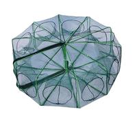 Generico Fish Trap, Folding Crab Cage, Escape-Proof Fishing Net, Portable Design for Lake, Shrimping, Camping, Kayak, Beach, Pond, , Rivers, Lakes, 6, 8, & 10 Holes