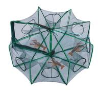 Genérico Fish Trap | Folding Crab Cage | Escape-Proof Fishing Trap Net Cage