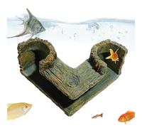 Generico Fish Tunnel | Fiish Tank Decorations | Resin Double Entrance Comfortable Resting Shrimp Hiding Tunnell Decoration | Accesorios for Breeding Hidding Stuff Water Indoor Outdoor
