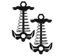 Genérico Fishbone Deck Anchors - Aluminum Alloy 84mm Tool, Windproof Canopy Fixed Buckle Clamps, Camping Boardwalk Rope Stabilizers, Outdoor Hiking Fasteners For Boating Picnic Men Women Life
