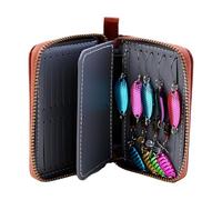 Generico Fishing Bait Bag, Worm Storage Pouch, 8,4 x 14,9 cm/3,31 x 5,87 Inches Anti-Scratch Organizer Case, Compact Bait Holder, Durable Zip Pouch for River, Lake, Beach, Boat, Shore Fishing