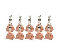 Genérico Fishing Bells - 10 Pieces Bell Tackle with Clip, Fish Bait Alarm | For Catfishing, Lakes, Rivers, Reservoirs, Saltwater, Freshwater, Sea, Rod, Pole, Dad, Husband, Son, Grandpa, 6.5x3.2x2.4cm