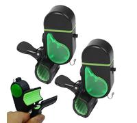 Genérico Fishing Bite Alarm - Sensitive LED Light 2 Pieces Fishing Rod Bells | Fish Tackle Equipment | Fish Accessories Gear For Saltwater Men Women Adult Festival Birthday Family Friends