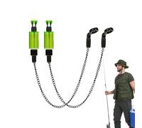 Genérico Fishing Bite Indicator - ABS Stainless Steel 25g | Fishing Rod Alarm, Fishings Alarm Chain Alerter Tool | For Beginner Anglers Rod Tip Signal Fishings Accessories Use