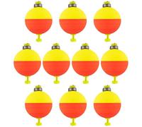 Genérico Fishing Bobbers Floats, Weighted Bobbers For Fishing Pear Shape, 10 Pieces Oval Shape Bobber's | EVA Foam Weighted Buoys Tackle Accessories For Fishings Bluegill Crappie Panfish Bass Trout