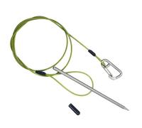 Genérico Fishing Fish Holder - Clip de cuerda de acero inoxidable, Carabiner Fish Grabber Tool, Stringer Holder for Kayak Scuba Diving | Strong Clip Rope for Lake Pond River Seaside Fishing Gear
