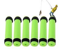 Genérico Fishing Gear Floater - Rod Cushion for Kayak Use | EPE Sponge Cover with Straps, 6PCS Floating Butt Holders, Prevent Rod Dropping, Accessory for Kayaking, Canoeing, Boating, Outdoor Water