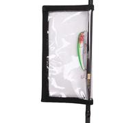 Genérico Fishing Hook Sleeve Covers, Transparent Tackle Organizer Wrap, Clear Lure Protection Storage Design, 7.09x3.94 Inches Secure Hook Safety Guard System for Lake River Casting Accessory