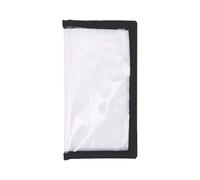 Genérico Fishing Lure Covers - Clear Bait Cover for Men with Hook Protection | Durable PVC Material with Easy Wrap Function, Line Prevention, Saltwater Freshwater Gear Storage S L Size Transparent