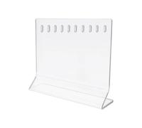 Genérico Fishing Lure Display Holder 10-Hole | Acrylic Fishing Lure Organizer Stand For Baits, Tackle, and Gear, Ideal For Boats, Desks, Storage, Collections, Home & Enthusiasts