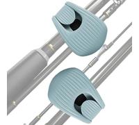 Genérico Fishing Pole Clips - 2 Pieces Heavy-Duty Rod Straps for Bass and Catfishing, Quick-Release Rack with Portable Storage, Ideal for Truck Beach Saltwater Garage Boat Surf Rods Organization