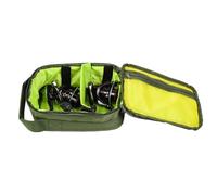 Genérico Fishing Reel Case,Large Capacity, Multiple Zippered Compartments | Portable for Fishing , Accessories Gear Reels Fishermen Enthusiasts Outdoor Boat Travel Storage Carry Bag Organizer Tackle