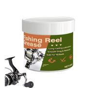 Genérico Fishing Reel Grease, Fishing Gear Lubricating, Angling Gear Maintenance Oil, for Saltwater Freshwater Offshore Inshore Trolling Casting Camping Hiking