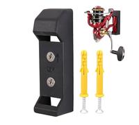 Genérico Fishing Reel Holder Wall Mount - ABS 2.5x8.1x2.1cm | Fishing Reel Storage Stand, Wall Display Bracket For Spin Drop Reels, Fishings Gear Organizer Rack with Screws | Equipment Storage