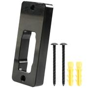 Genérico Fishing Reel Holder, Wall Mount Storage Rack, Compact Space Saving Display Stand, Metal Screw Fix Mount Build, Angling Gear Organizer System, Garage Workshop Tackle Room 3.94x1.5x0.63 inches