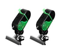 Genérico Fishing Rod Bite Alarm - Precise Sound & Light Indicator For Fish Pole, Set of 2 Alarms | Outdoor Sea Gear with Integrated Alert Bell Outdoor Fishing Tool Alarm Set