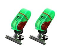 Genérico Fishing Rod Bite Alarm - Precise Sound & Light Indicator For Fish Pole, Set of 2 Alarms | Outdoor Sea Gear with Integrated Alert Bell Outdoor Fishing Tool Alarm Set