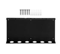 Genérico Fishing Rod Holder - Vertical Wall Storage Rack, Six Slot Metal Organizer with Sturdy Mount Support, Space Saving Gear Display System, Ideal for Home Garage Ceiling Angler Equipment Storage