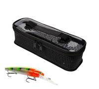 Genérico Fishing Tackle Bag | Mesh Portable Handle Design Fishing Bag - Large Capacity Fish Storage Wraps Casting Trolling Catfish Crappie Walleye Saltwater Backpacking Travel