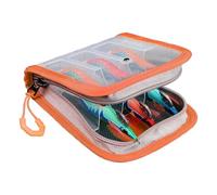 Genérico Fishing Tackle Bag, Protective Cover Saltwater Hook Cover, 5.91x5.04x1.5 Inches Organizer Transparent Waterproof Pouch for Kayak Gear, Husband, Beginner Anglers and Enthusiasts