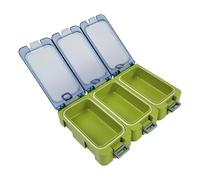 Genérico Fishing Tackle - Bait Storage Case | Tackle Storage, Multifunctional Portable Organizer Supplies with Electronic Components, Jewelry Fish Hooks For Night Outdoor Camping