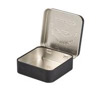 Genérico Fishing Tackle Box - Portable Iron Organizer | 7x7x2.5cm Pocket Fish Hook Case, Compact 2.76x2.76x0.98 Inch Iron Storage Box for Tool Gear Hardware, Freshwater Saltwater Boat Accessory