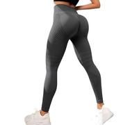 Genérico fit Leggins 3D de Compresión para Mujer Control Abdomen Anticelulíticos y Reductores Efecto Push Up Intenso para Redefinir Tu Figura en el Gimnasio Yoga Ligero Suave
