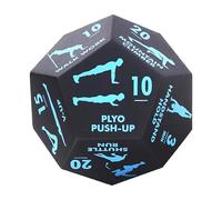 Genérico Fitness Dice, Workout Ejercise, Herramienta de Entrenamiento portátil, 4.72 x 3.94 x 3.94 in, Bodyweight Challenge Game for Home Gym, Outdoor Travel, Group Sports Team Activities