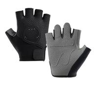 Generico Fitness Gloves, Gym Weight Lifting Gloves, Training Hand Gear, Padded Palm Protection, Breathable Anti-Slip Grip, 1 Pair Black, Sportswear for Indoor Workouts Rock Climbing Cycling