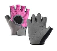 Generico Fitness Gloves, Gym Weight Lifting Gloves, Training Hand Gear, Padded Palm Protection, Breathable Anti-Slip Grip, 1 Pair Black, Sportswear for Indoor Workouts Rock Climbing Cycling