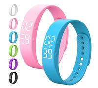 Genérico Fits=leeps Alarm Clock Watch, Fitsl=eeps Alarm Bracelet, Silent Vibration Wake Up Wristband, Snooze-Free Smart Watch for Men and Women (2pcsE)