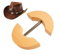 Genérico Fitted Hat Stretcher - Wooden Hat Expander for Comfortable Fit | Natural Wood with Adjustable Frame, Unisex Hats Shaper Tool, Travel Ready Accessory for Running Beach Fishing and Hiking