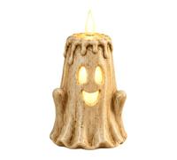 Genérico Flameless Ghost Candle - Halloween Decoration Light with Remote