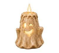 Genérico Flameless Ghost Candle - Halloween Decoration Light with Remote