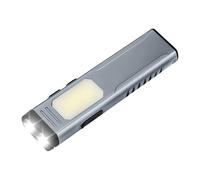 Genérico Flashlight Magnetic, Led Handheld Torch, Rechargeable Usb Charging with 4.33x1.18 Inches, Buzzer Lamp for Camping Outdoor, Night Running, Walking, Hiking, Home, Fishing, Mechanic Work