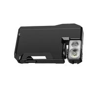 Genérico Flashlight - Small Magnet Flashlight - Compact Led Light 7cm Made of Abs and Alloy with Magnetic Base for Hands-Free Ideal for Camping, Car Repair, Outdoor Work, at Home, and Everyday Use.