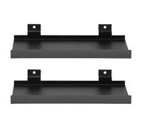 Genérico Flat Display Shelves Multi-Purpose Metal Panel Display Accessories | Metal Metal Flat Slot Board Shelving Organizer Accessories for Living Rooms, Kitchens, Bedrooms, Shoe Stores, Boutique
