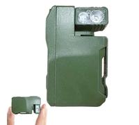 Genérico Flat Flashlight, Flat LED Outdoor Flash Light, Compact Magnetic Powerful Flashlight | Testing & Measuring Tools For Home Outdoor Emergencies Survival Picnic Hiking Camping