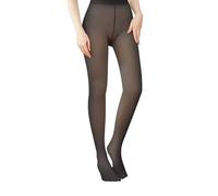 Genérico Flawless Legs Fake Translucent Warm Plush Lined Elastic Tights, Fleece Lined Leggings Women Skin Color, Cotton Tights (Khaki Thickening,XXL)