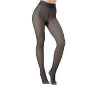 Genérico Flawless Legs Fake Translucent Warm Plush Lined Elastic Tights, Fleece Lined Leggings Women Skin Color, Cotton Tights (Black Thickening,L)
