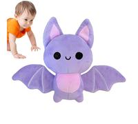 Generico Fledermaus Kuscheltier 18cm - Weiche Halloween Plüschfigur aus Kurzplüsch | Kinder Stoffpuppe | Deko für Sofa Bett Kinderzimmer | 160g Leichtes Spielzeug für Herbst Weihnachten