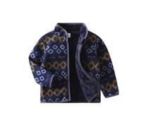 Genérico Fleece-Jacke para Niños, Chaqueta de Forro Polar con Cremallera Completa Abrigo Deportiva y Ligera con Cuello Levantado para Niño Niña 1-10 Años