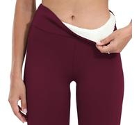 Genérico Fleece Lined Leggings for Women, High Waisted Thermal Winter Pants with Tummy Control, Stretch Warm Workout Tights