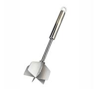 Genérico Fleischzerkleinerer - 26x7x7cm Edelstahl Hackfleischstampfer | Manuales Fleisch Zerkleinerungsgerät Für Kartoffelpüree Burger Hackfleisch Frikadellen Meal Prep Grillen Camping Küche