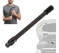 Genérico Flexible Bendable Hand Tools, Ratchet Extension Bar, Torque Wrench Bar with Drive, Narrow Space Corner Access, Garage Home Mechanic Details, Plumbing Automotive Appliance Repair Usage