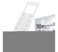 Generico Flexible Closet Shelf Organizer Closet Shelf Divider | No Slip Insert Shelving Wardrobe Dividers Separator for Cabinets Bookcases